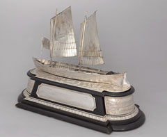 Model of a Canadian whaling boat, 1885