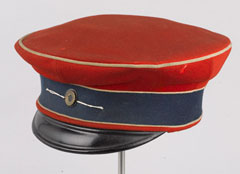 Forage cap, HRH The Duke of Connaught, 3rd Zieten Hussars, German Army, pre-1914