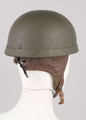Despatch rider's helmet, Royal Army Service Corps, 1942