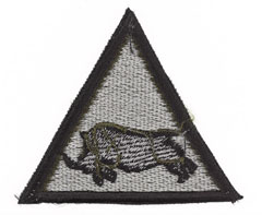 Formation badge, 1 Armoured Division, subdued variant, 1993 onwards