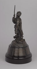 'The Sikh Bomber', bronze statuette of Mohan Singh, 14th King George's Own Ferozepore Sikhs, 1915 (c)