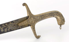 Presentation sword, presented to Captain Swanson by the Governor General of the French Establishments in India, in the name of the King of France, 1816