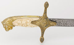 Mameluke-hilted presentation sword, 1857