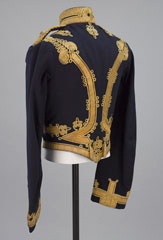 Short frogged jacket, levée dress, Captain Hedley Murray Calvert, Royal Gloucestershire Hussars, 1909 (c)