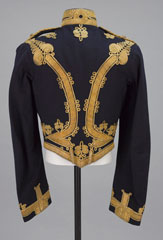 Short frogged jacket, levée dress, Captain Hedley Murray Calvert, Royal Gloucestershire Hussars, 1909 (c)