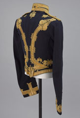 Short frogged jacket, levée dress, Captain Hedley Murray Calvert, Royal Gloucestershire Hussars, 1909 (c)