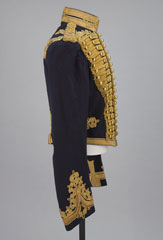 Short frogged jacket, levée dress, Captain Hedley Murray Calvert, Royal Gloucestershire Hussars, 1909 (c)