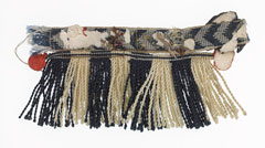 Lace and fringe sample, drummer, 51st (2nd Yorkshire West Riding) Regiment of Foot, sealed pattern 1860