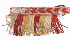 Lace and fringe sample, drummer, 16th (The Bedfordshire) Regiment of Foot, sealed pattern, 1860