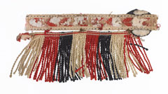 Lace and fringe sample, drummer, 90th (Perthshire Volunteers) (Light Infantry) Regiment of Foot, sealed pattern, 1860