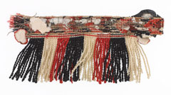 Lace and fringe sample, drummer, 80th Regiment of Foot (Staffordshire Volunteers), sealed pattern, 1860