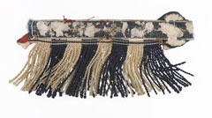 Lace and fringe sample, drummer, 99th (Lanarkshire) Regiment of Foot, sealed pattern, 1860