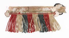 Lace and fringe sample, drummer, 83rd (County of Dublin) Regiment of Foot, sealed pattern, 1860