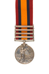 Queen's South Africa Medal 1899-1902, with four clasps: 'Cape Colony', 'Orange Free State', 'Transvaal', and 'South Africa 1901', Lieutenant Colonel Graham Gosling, The Buffs (East Kent Regiment)