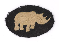 Formation badge, 1st Armoured Division, 1940 (c)