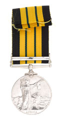 Africa General Service Medal 1902-56, with clasp, 'Somaliland 1902-04', Sergeant Nderamani, King's African Rifles