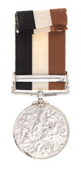 Central Africa Medal 1891-98, with clasp, 'Central Africa 1894-98', Corporal Nderamani, Central African Regiment