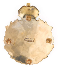 Pouch belt plate, 24th (The Duchess of Connaught's Own Baluchistan) Regiment of Bombay Infantry, 1882-1901
