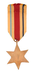 Africa Star 1940-43, Major G S Hobbs, 3rd Battalion, Gold Coast Regiment, Royal West African Frontier Force