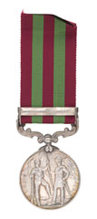 India Medal 1895-1902, with one clasp, 'Relief of Chitral 1895', awarded to Private C Humphreys, 1st Battalion, The Buffs (East Kent Regiment)