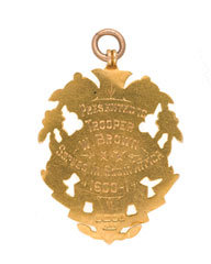 Boer War Tribute Medal awarded to Trooper W Brown, 3rd Battalion, Imperial Yeomanry, issued by the town of Strensall, 1901