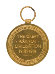 Allied Victory Medal 1914-19, Lieutenant Frederick George Thomas, Duke of Cambridge's Own (Middlesex Regiment)