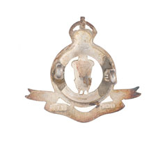 Cap badge, officer, 1st Battalion, 12th Frontier Force Regiment, 1922-1945