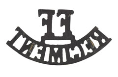 Shoulder title, Frontier Force Regiment, 1945-1947