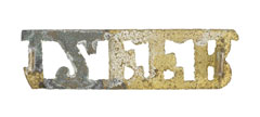 Shoulder title, 12th Frontier Force Regiment, 1922-1945