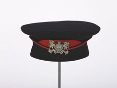 Brodrick cap, Corporal A S Thane, 1st London Engineer Volunteers, 1904 (c)