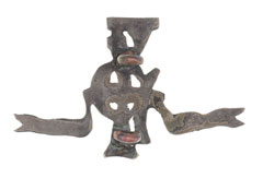 Side hat badge, 6th Regiment of Infantry Punjab Frontier Force, pre-1901