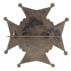 Helmet badge, 6th Regiment of Infantry Punjab Frontier Force, 1865-1903