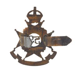 Cap badge, 59th Scinde Rifles (Frontier Force), 1903-1921