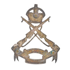 Pouch badge, 78th Moplah Rifles, 1903-1907