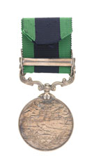 India General Service Medal 1908-35, with clasp, 'North West Frontier 1908', Private (later Corporal ) J T Dove, Royal Munster Fusiliers