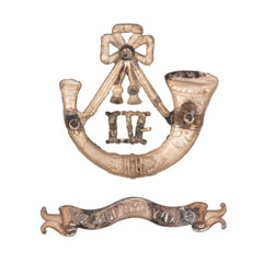 Binocular case badge, 6th Regiment of Infantry Punjab Frontier Force, 1865-1901