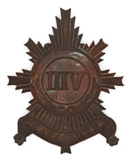 Shoulder belt plate, 8th Bombay Native Infantry, pre-1901