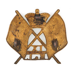 Cap badge, 9th Regiment of Bombay Infantry, 1885-1903