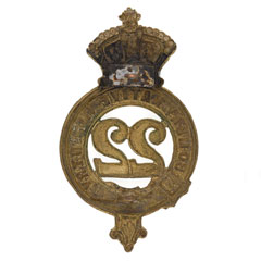 Pugri badge, 22nd Bombay Native Infantry, pre-1885