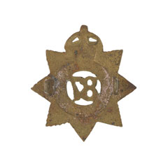 Cap badge, 87th Punjabis, 1903-1922