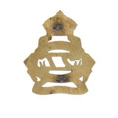 Cap badge, 27th Regiment of Madras Infantry, 1885-1901