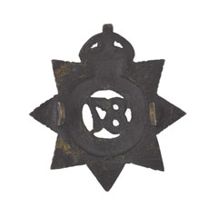 Cap badge, officer, 87th Punjabis, 1903-1922