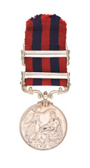 India General Service Medal 1854-95, Surgeon Lieutenant-Colonel Damodar Purshotum Warliker, Indian Medical Service