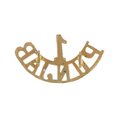 Shoulder title, 1st Punjab Regiment, 1922-1947