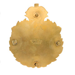 Pouch belt plate, 24th Regiment of Bombay Native Infantry, 1882-1901
