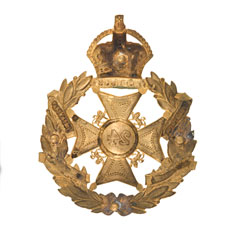 Pouch belt plate, 24th (The Duchess of Connaught's Own Baluchistan) Infantry, 1901-1903