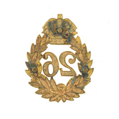 Pouch badge, 26th (Baluchistan) Regiment of Bombay Infantry, pre-1901