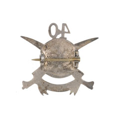 Pugri badge, 40th Pathans, 1903-1922