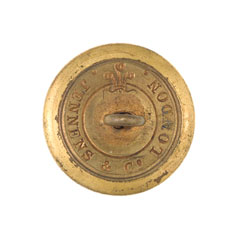 Button, 18th (The Alipore) Regiment of Bengal Native Infantry, 1864-1885