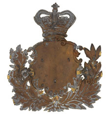 Helmet plate, officer, 3rd Regiment of Bombay Light Cavalry, 1847-1860